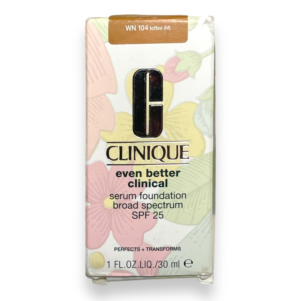 NIB CLINIQUE Even Better Clinical Serum Foundation SPF 25 / 104 Toffee - 1 fl oz
